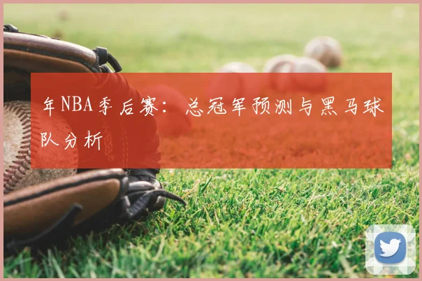年NBA季后赛：总冠军预测与黑马球队分析